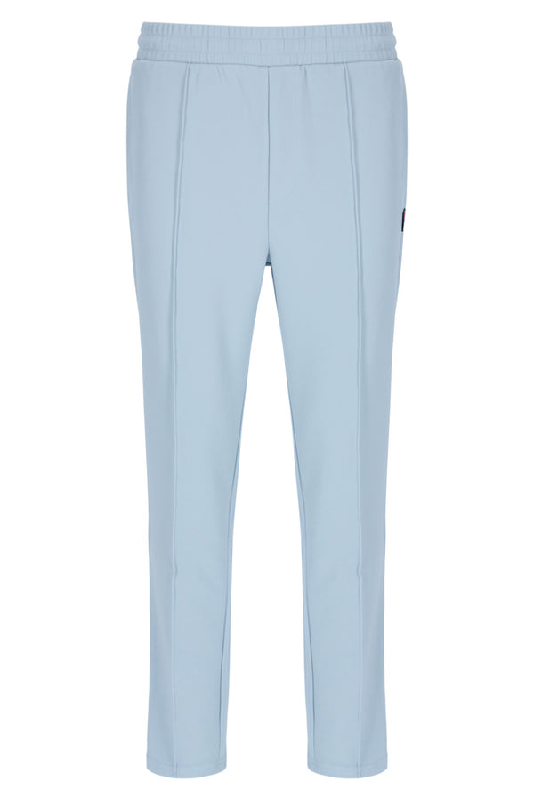Light blue pants on a white background