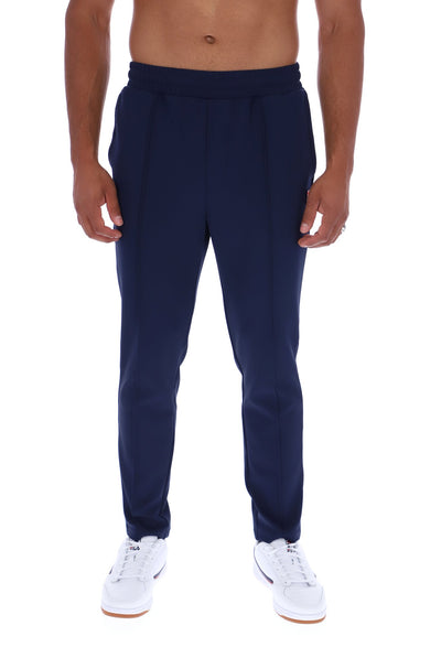 Fila Navy Molveno Pin Tuck Slim Leg Pants