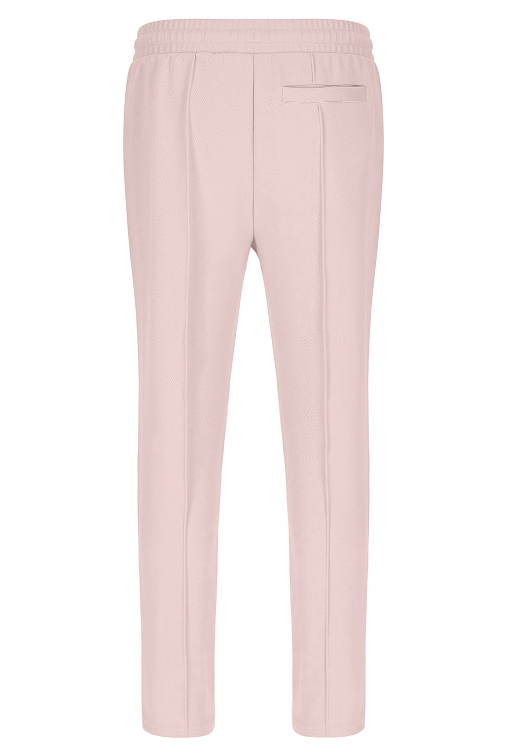 Pale Pink Molveno Pin Tuck Slim Leg Pants