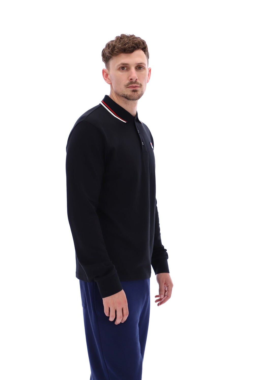 Monte Tipped Collar L/S Polo