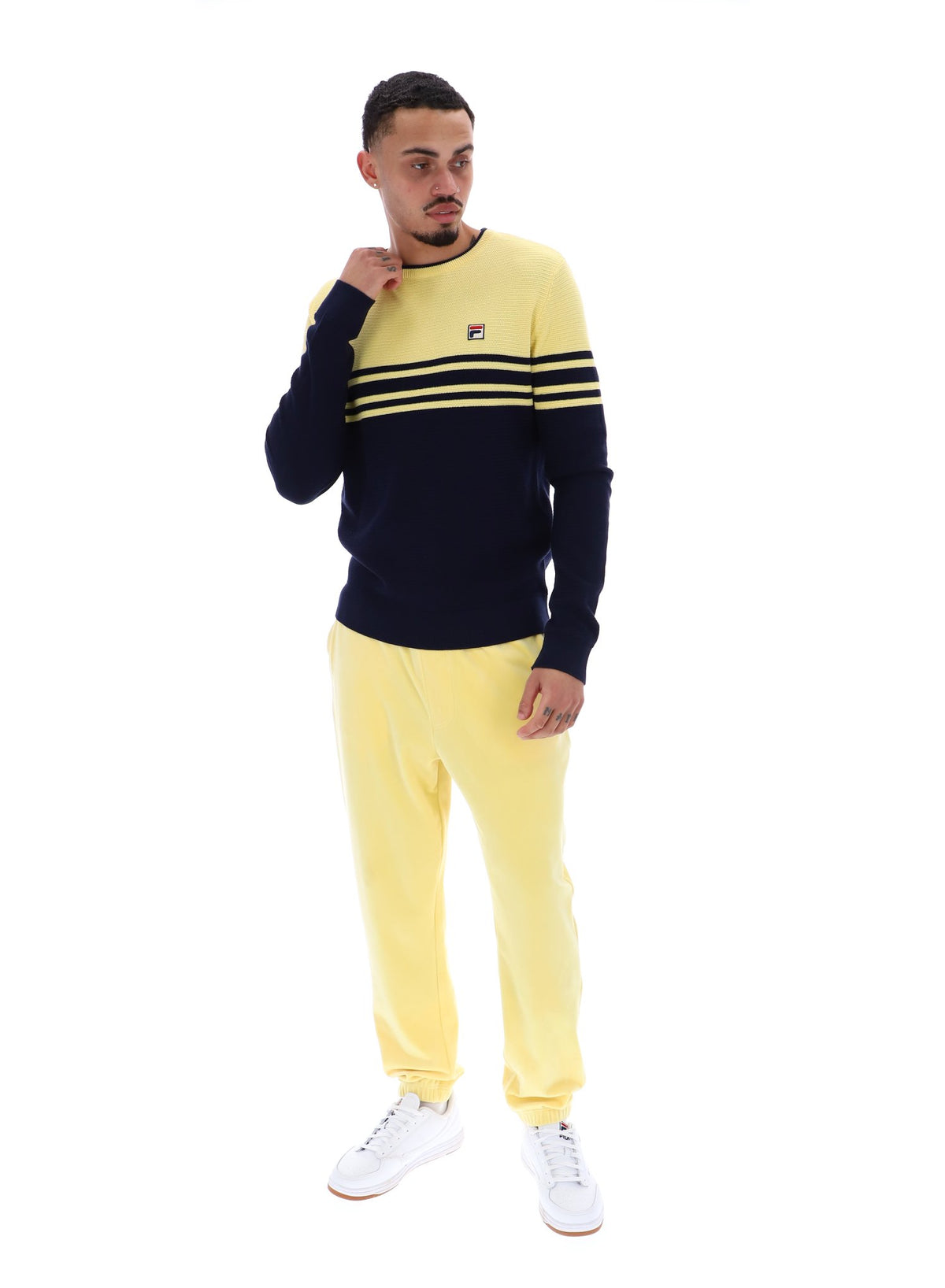 Nate Crochet Knitted Sweatshirt