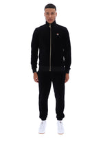 Nero Velour Track Top