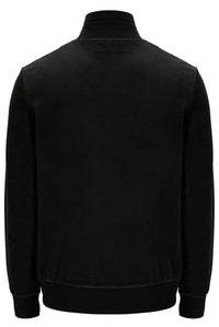 Black Nero Velour Track Top