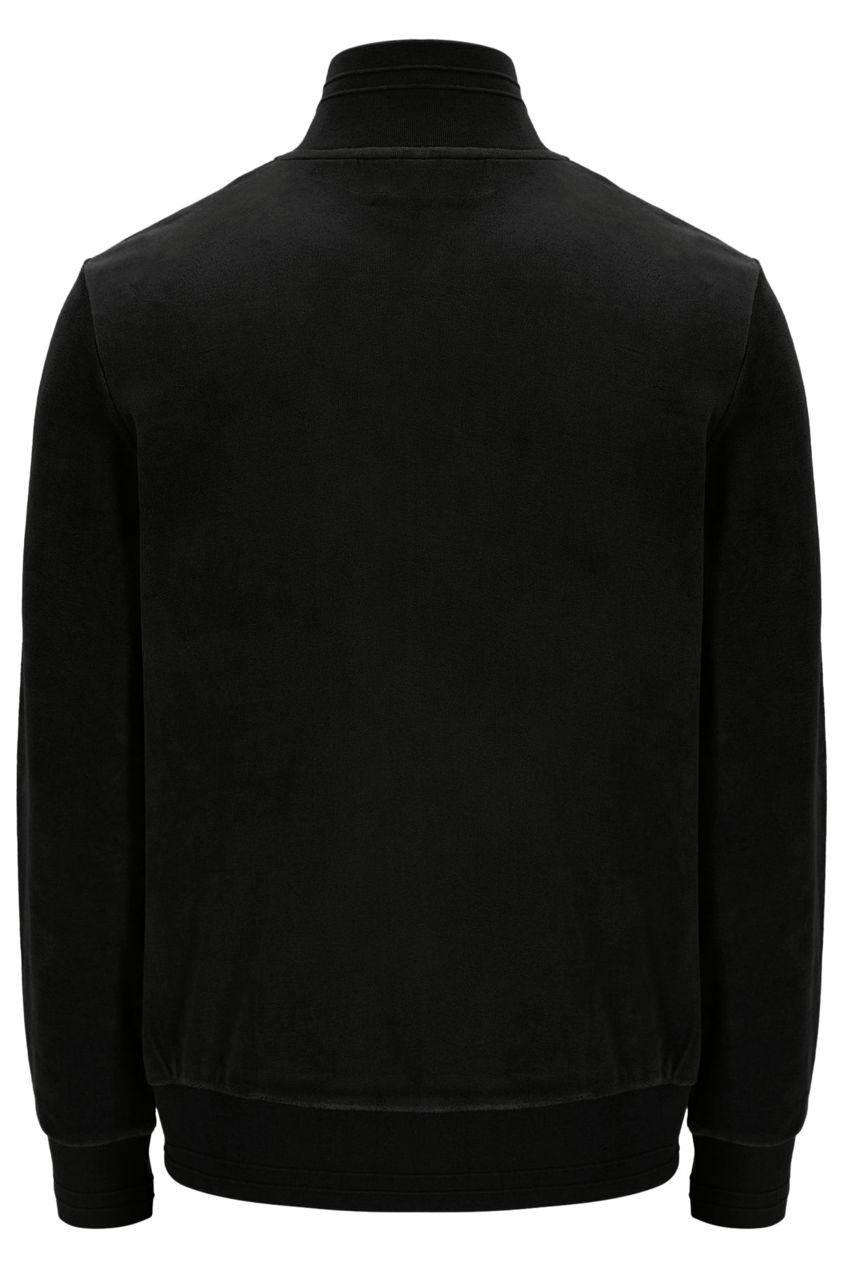 Black Nero Velour Track Top