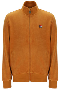 Pumpkin Spice Nero Velour Track Top