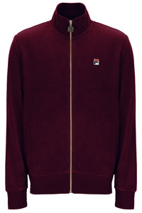Fig Nero Velour Track Top