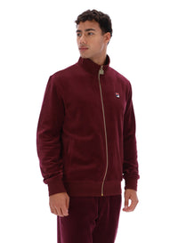 Fig Nero Velour Track Top