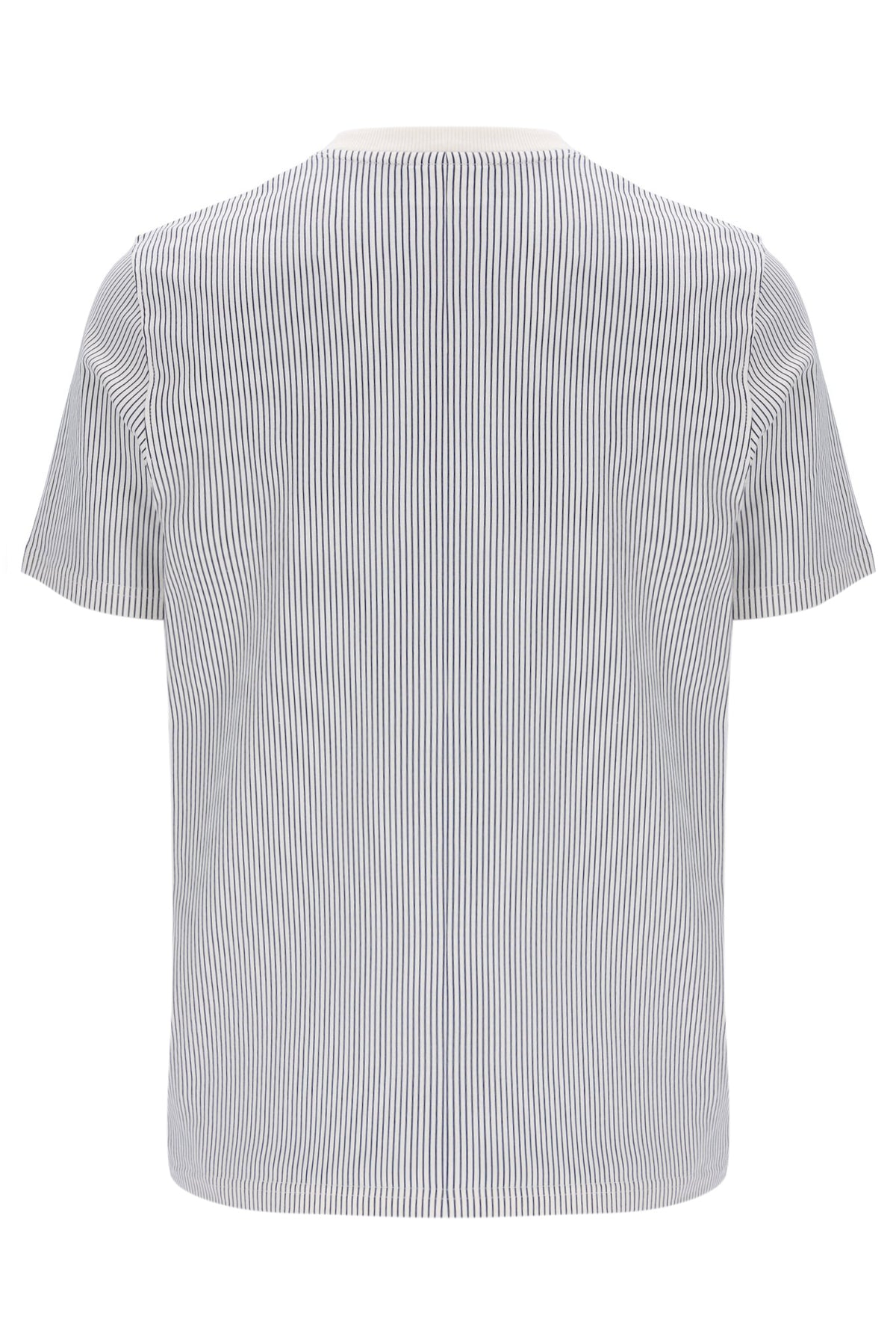 Gardenia Nilo Printed Pinstripe T-Shirt