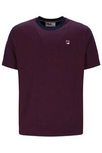 Fila Navy Nilo Printed Pinstripe T-Shirt