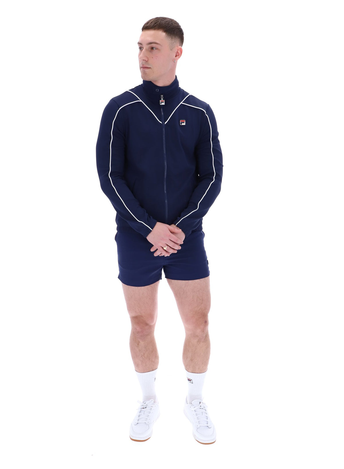 Fila Navy Noble Archive Piping Track Top