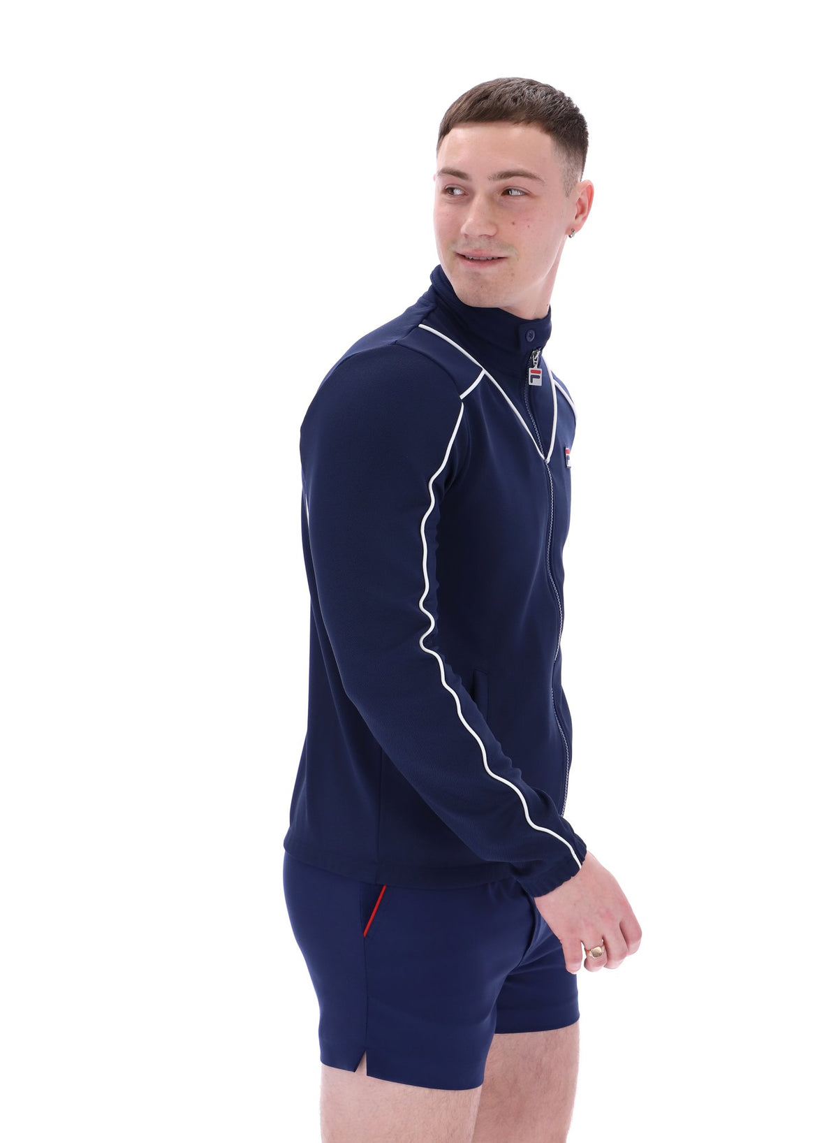 Fila Navy Noble Archive Piping Track Top