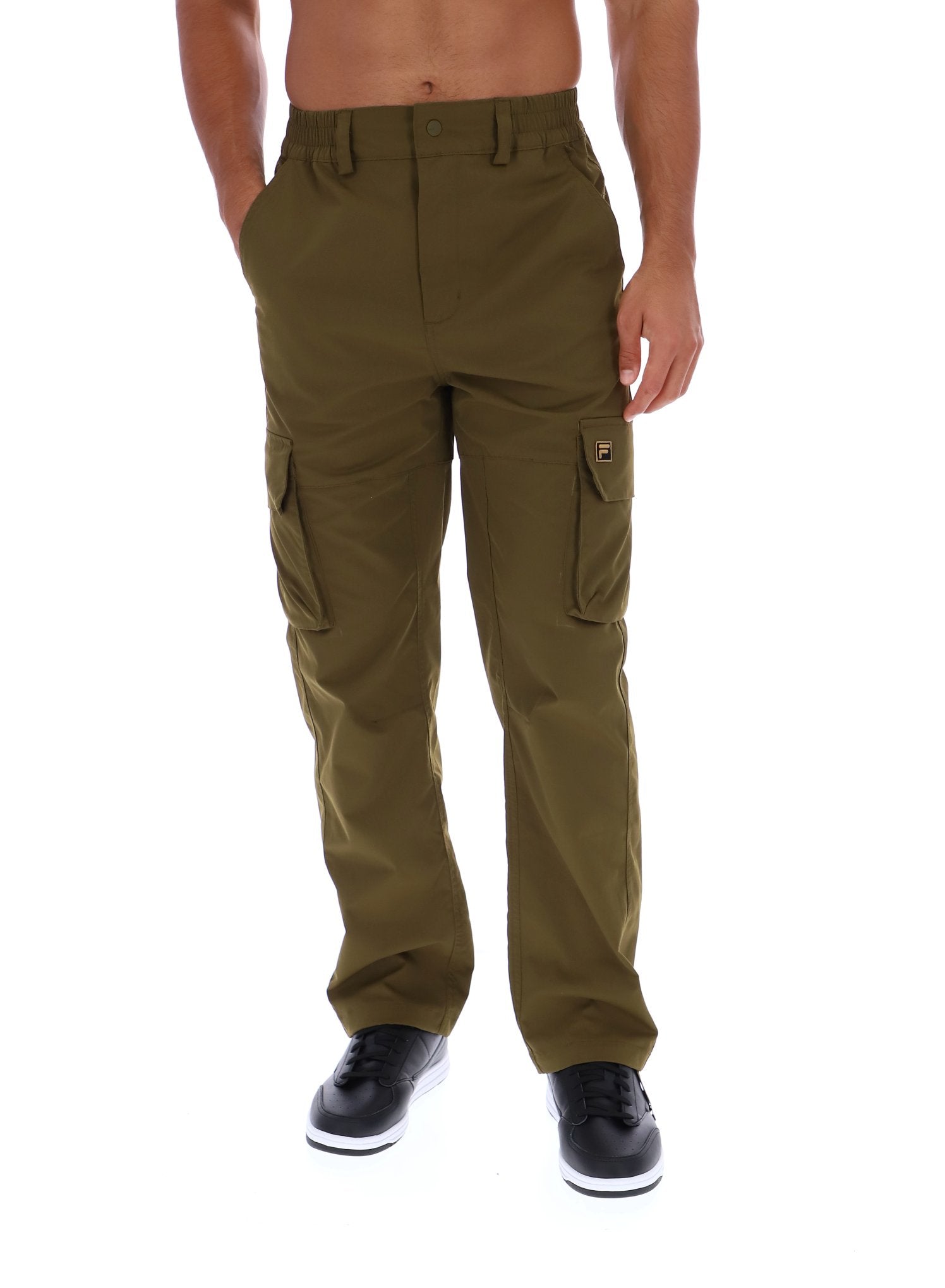 Dark Olive Oscar Cargo Pants – Fila UK