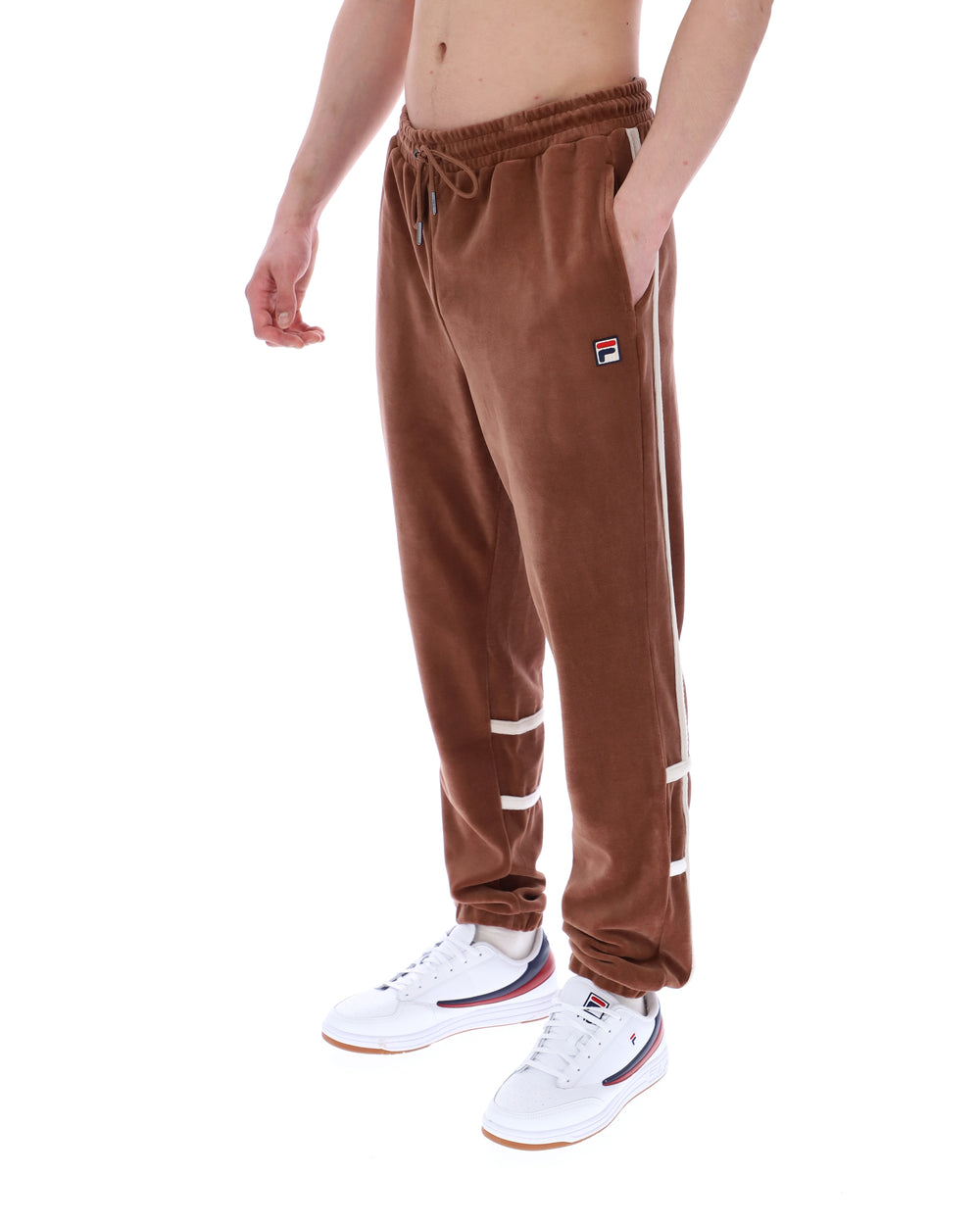 Cappuccino Otello Contrast Panel Track Pants