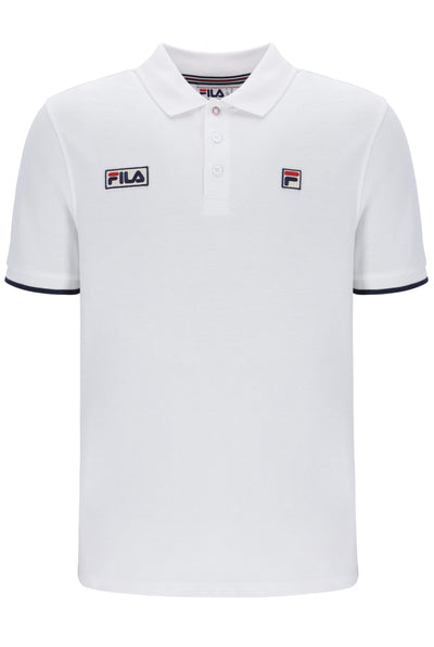 Pablo Three Button Tipped Rib Basic Polo