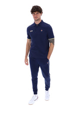 Pablo Three Button Tipped Rib Basic Polo