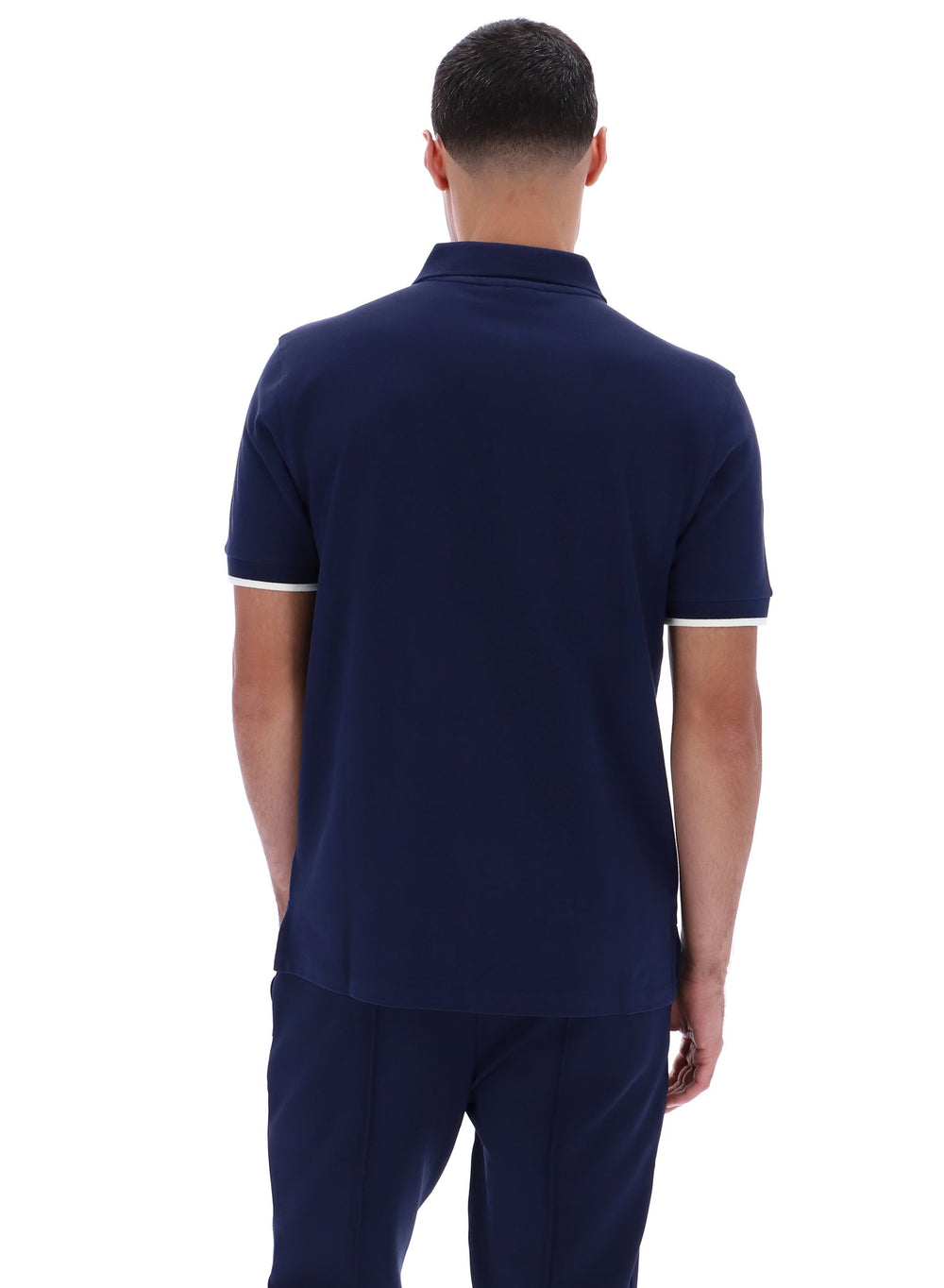Pablo Three-Button Tipped Rib Polo Shirt