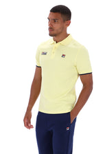 Pablo Three Button Tipped Rib Basic Polo