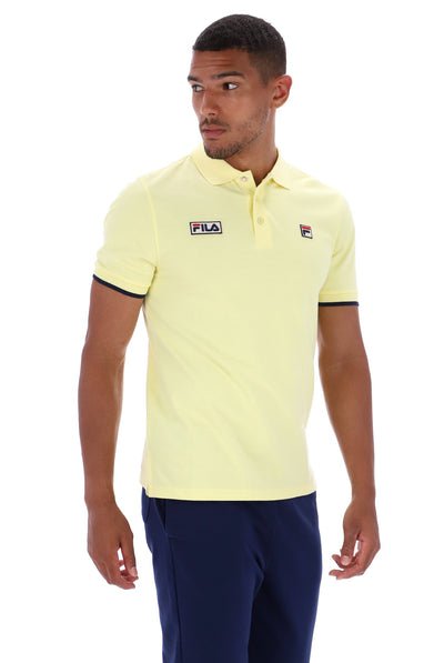 Pablo Three Button Tipped Rib Basic Polo