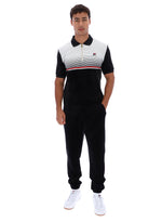 Paco Zip Up Velour Polo