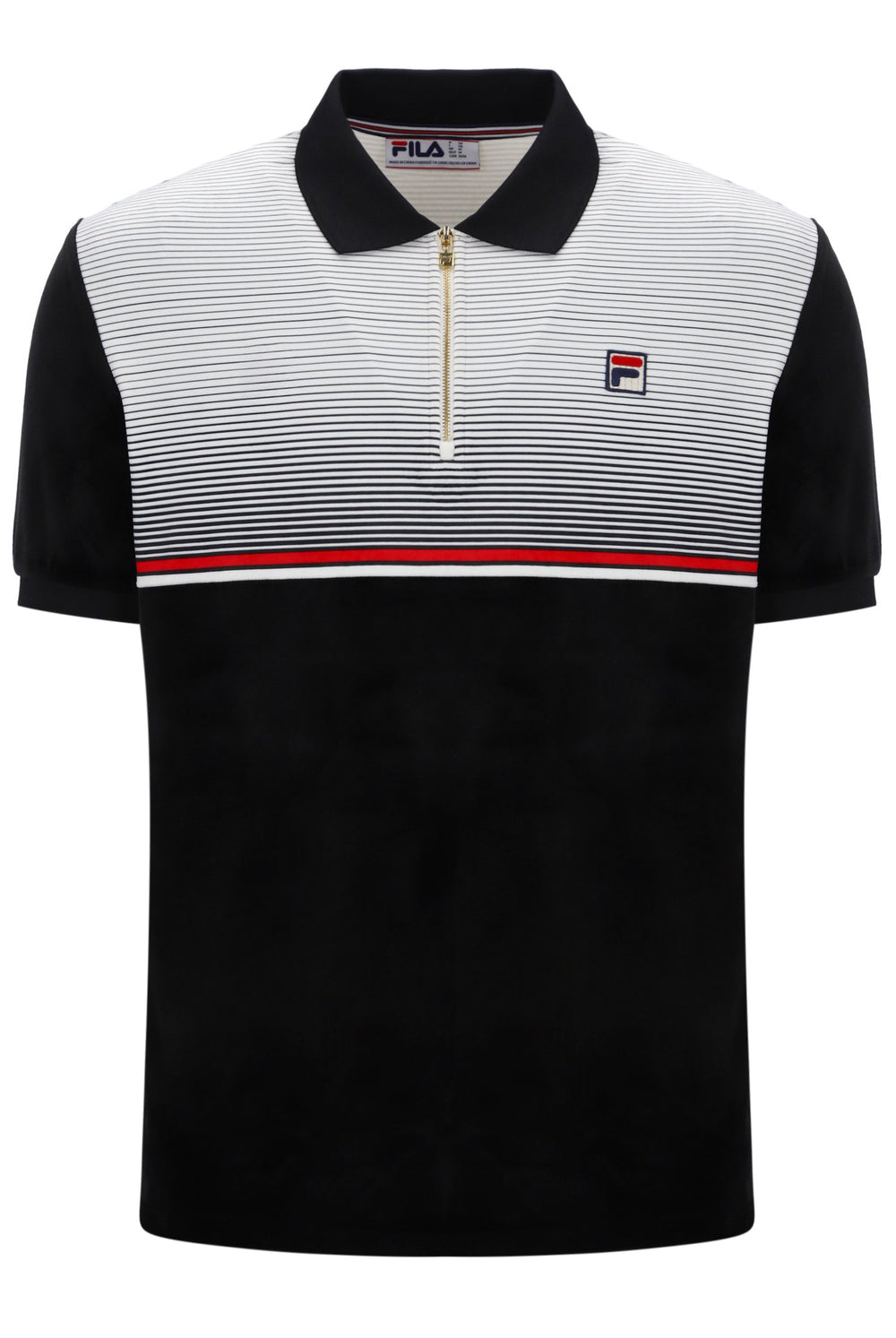 Paco Zip Up Velour Polo