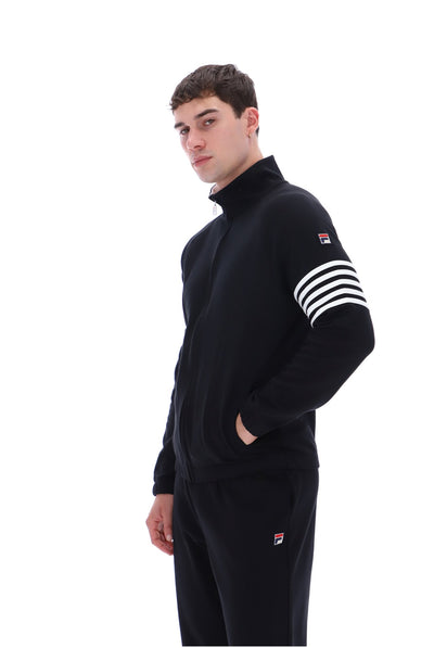 Black Patrice Cut And Sew Jacket