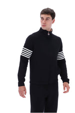 Black Patrice Cut And Sew Jacket