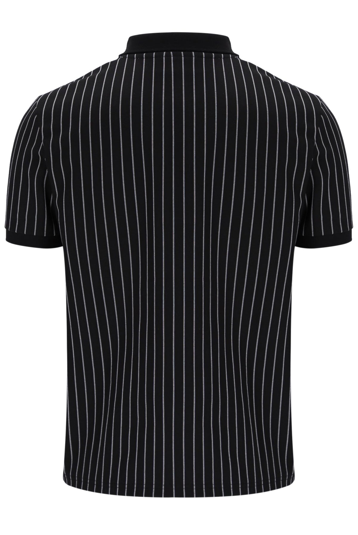 Black Patton Jacquard Stripe Polo