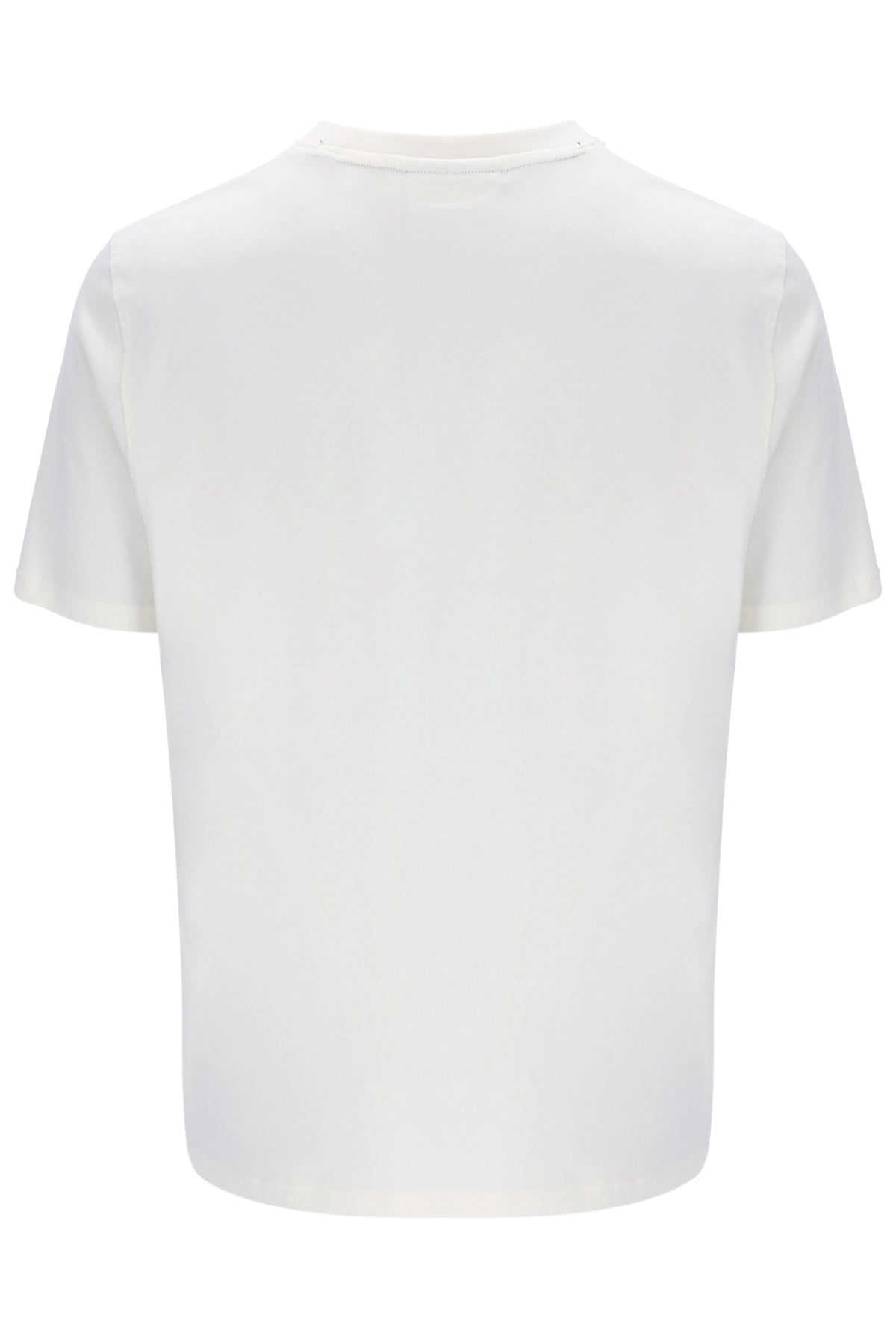 White t-shirt on a white background