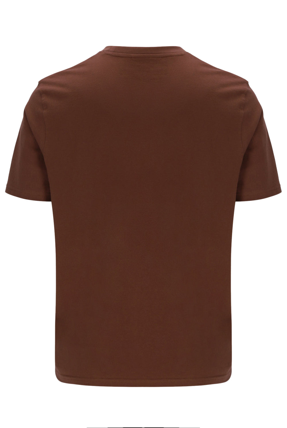 Brown t-shirt on a white background