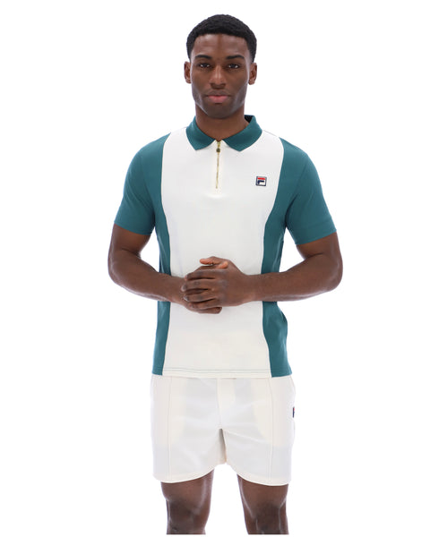Mediterranea Pierro Zip Up Polo – Fila UK