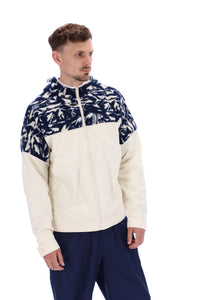Qway Fabric Mix Fleece Jacket