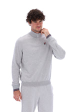 Ramy F Box 1/4 Zip With Yarn Dye Cuff