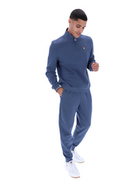 Vintage Indigo Ramy F-Box 1/4 Zip Up Jumper