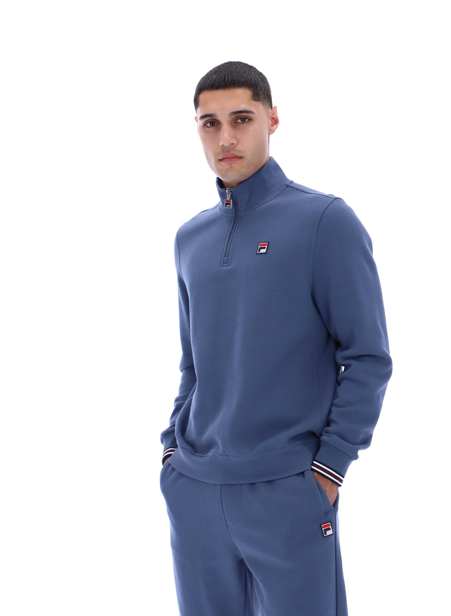 Vintage Indigo Ramy F-Box 1/4 Zip Up Jumper – Fila UK