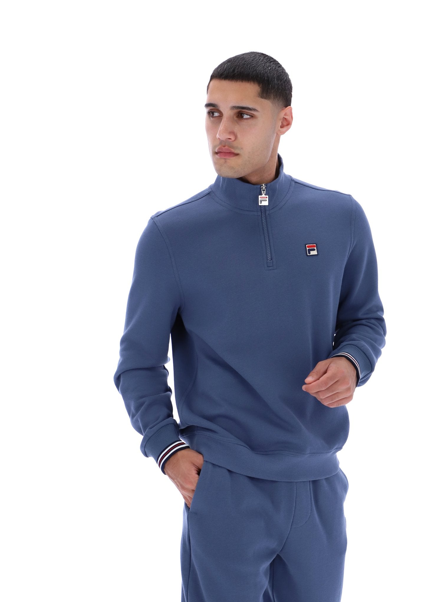 Vintage Indigo Ramy F-Box 1/4 Zip Up Jumper – Fila UK