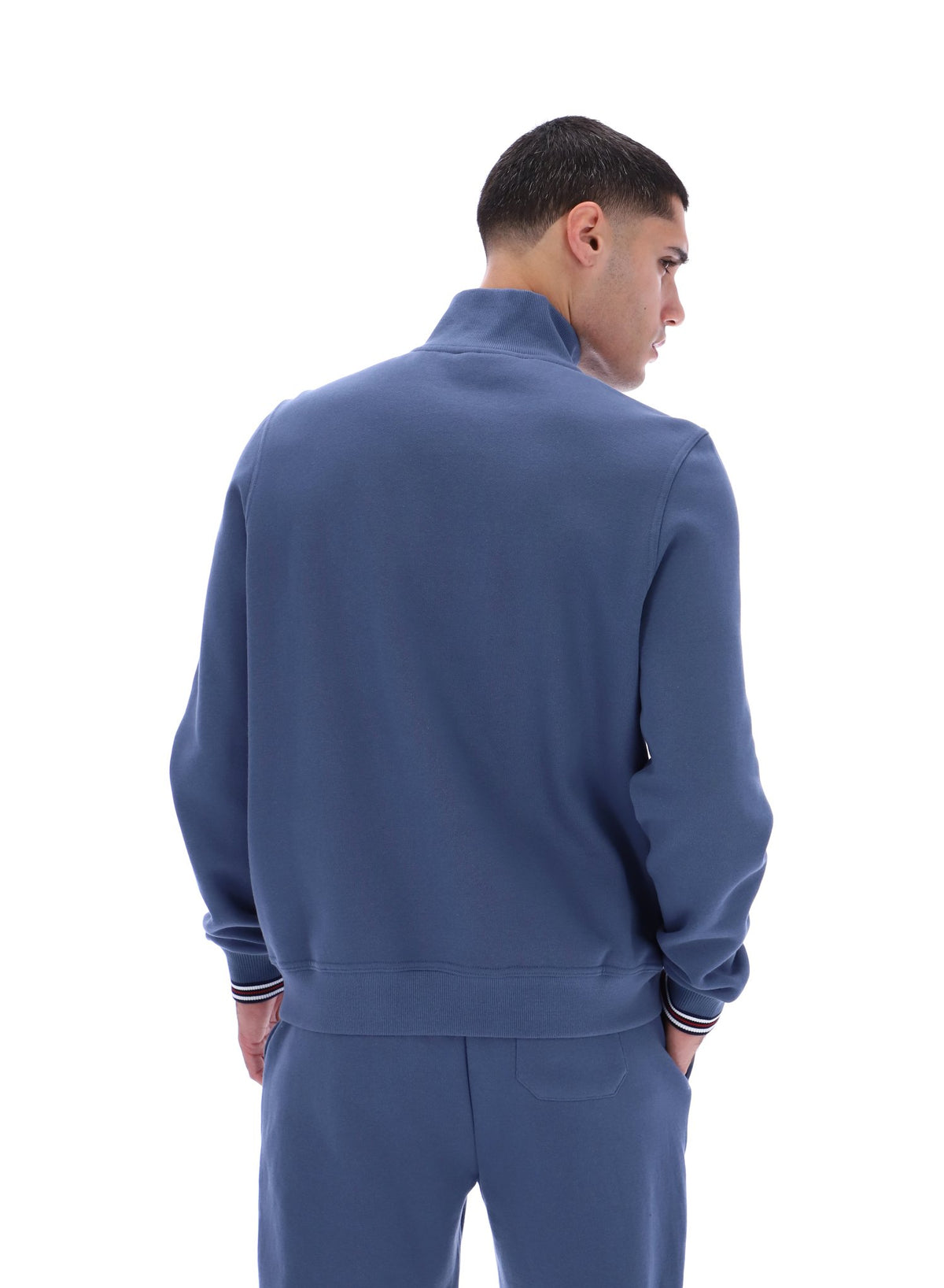 Vintage Indigo Ramy F-Box 1/4 Zip Up Jumper