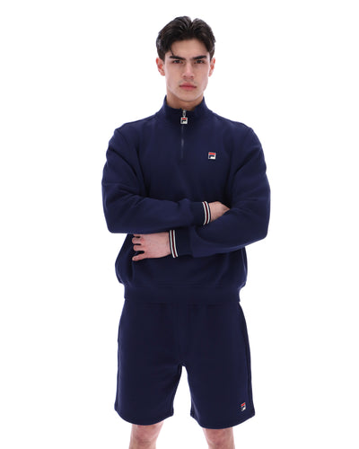 Fila Navy Ramy F-Box 1/4 Zip Up Jumper