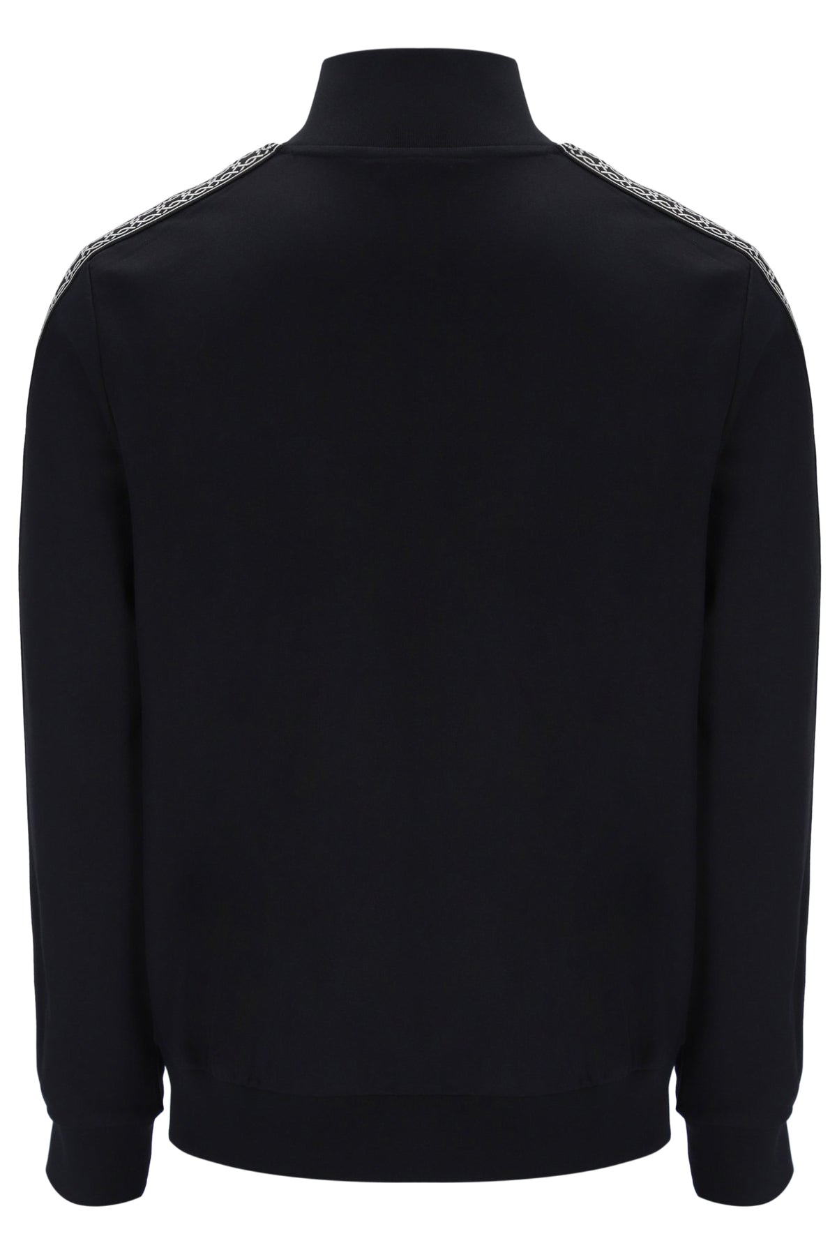 Black Roman Full Zip Jacket with Tape Detail