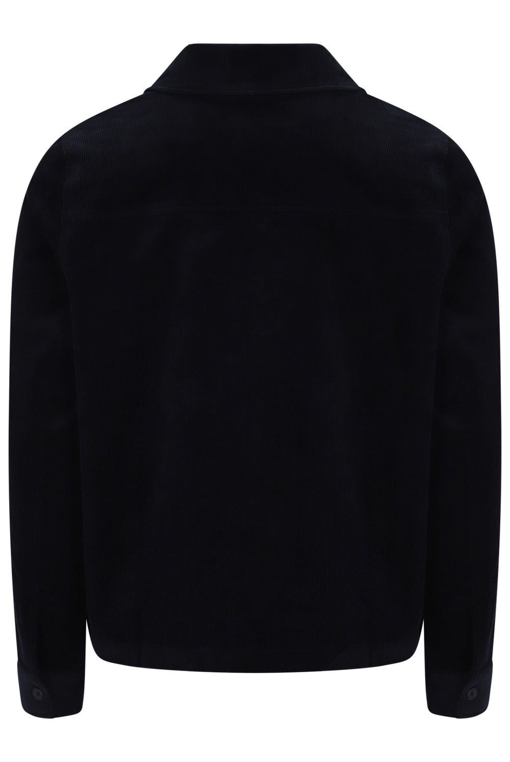 Displays the Black 'FILA' branded Roman Corduroy Over Shirt