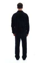 Black Roman Corduroy Over Shirt
