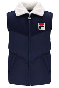 Rossy Corduroy Mix Puffer Gilet