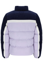 Rowan Corduroy Mix Colour Block Puffer Jacket