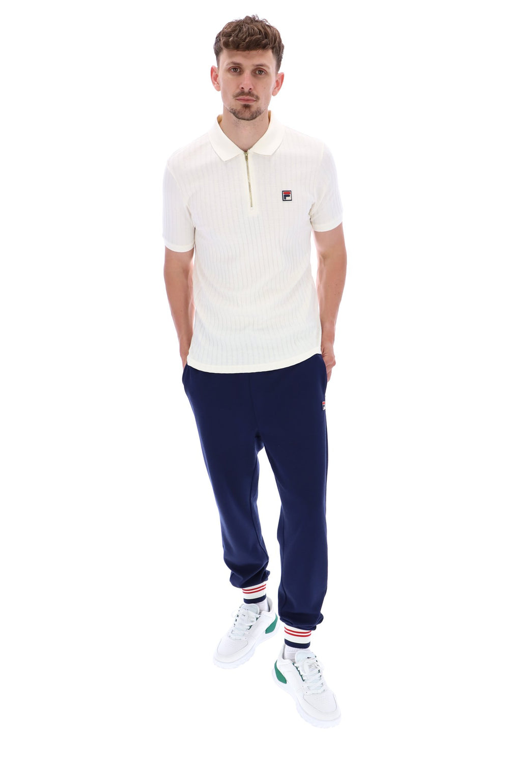 Rufus Textured Stripe Polo