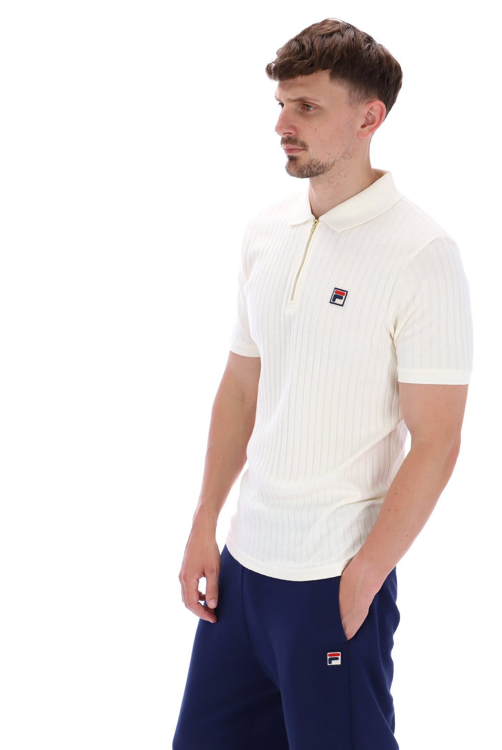 Rufus Textured Stripe Polo