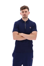 Rufus Textured Stripe Polo