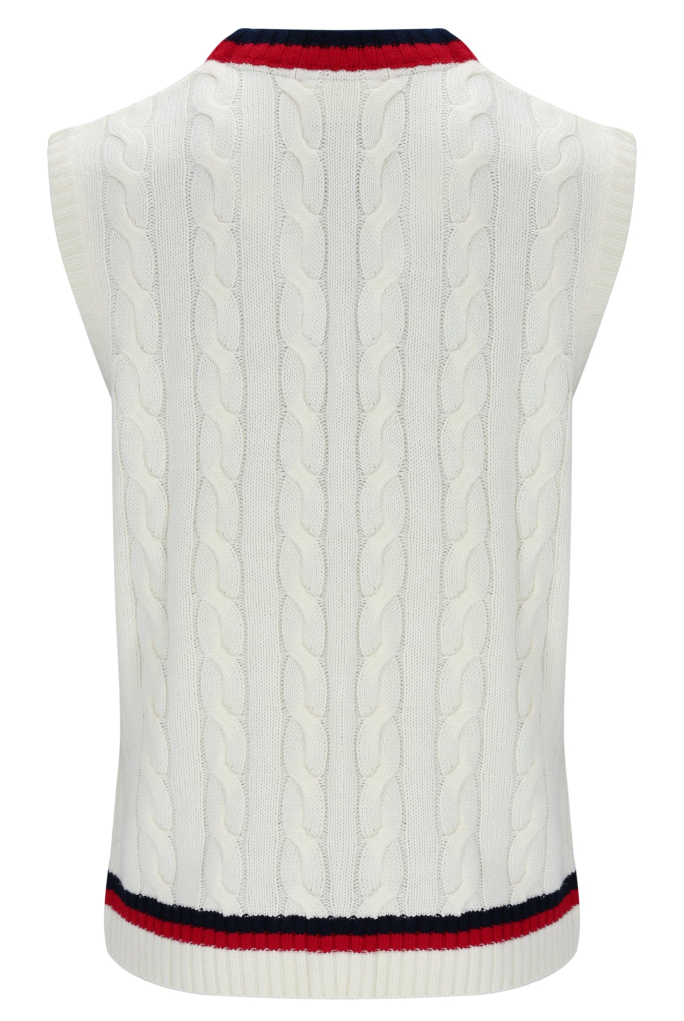 Gardenia Rufus Archive Cable Knit Vest – Fila UK