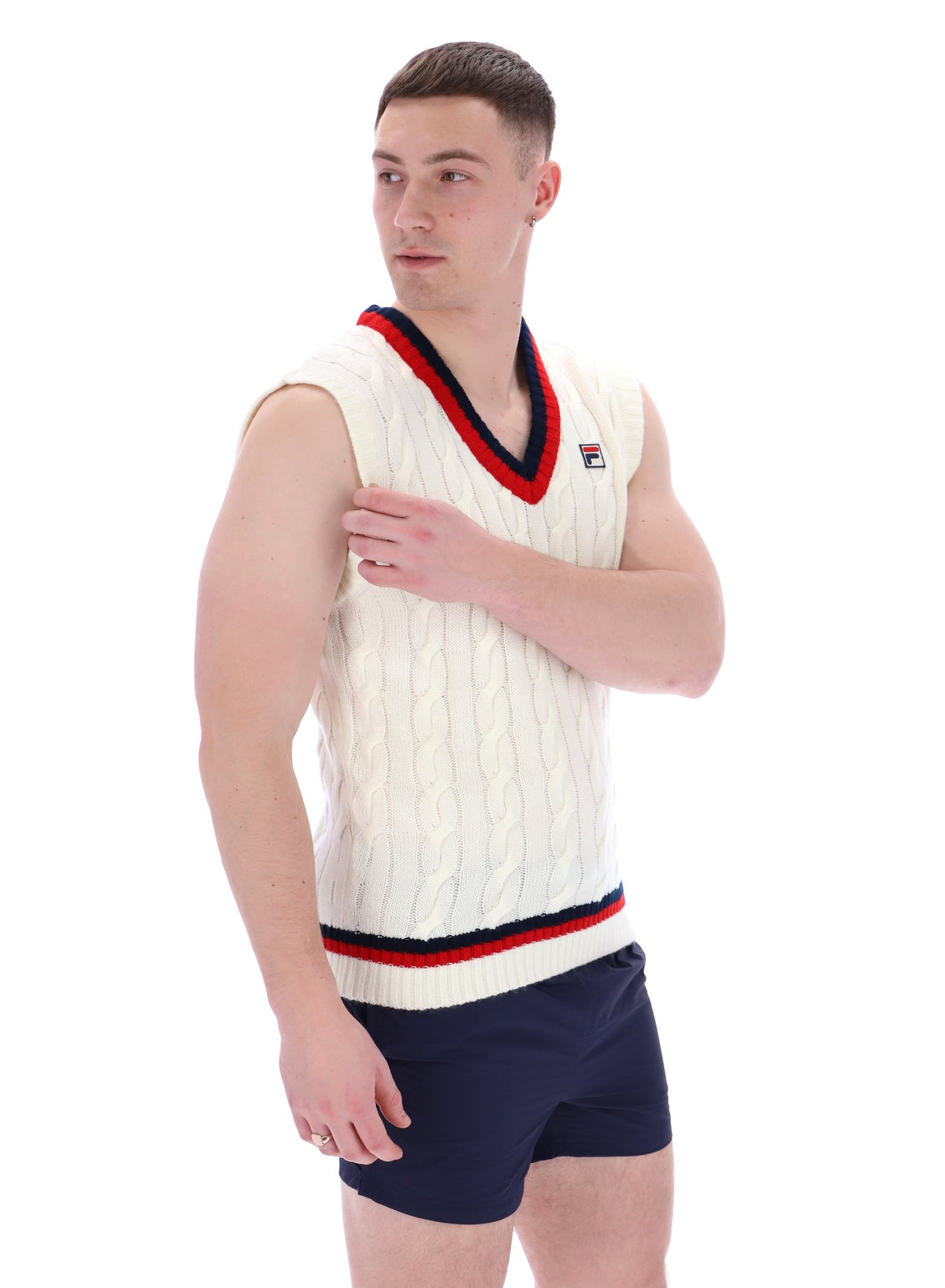 Gardenia Rufus Archive Cable Knit Vest