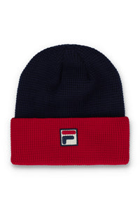 Fila Navy Rune Colourblock Turn-Up Beanie