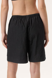Fila Black Crinkle Shorts