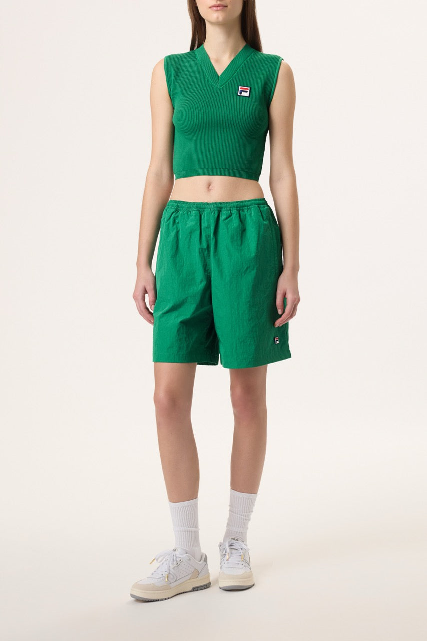 Fila Green Crinkle Shorts